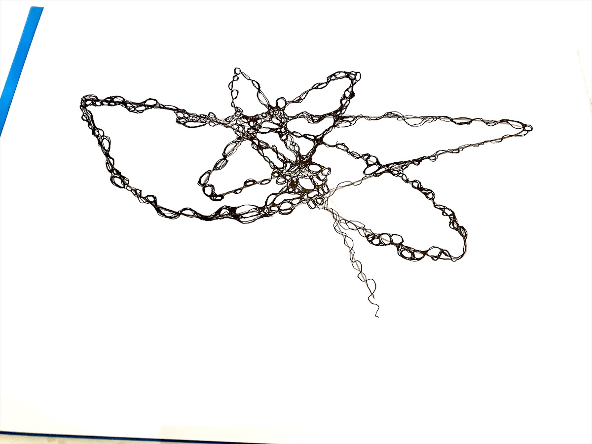 Neurographik von Silvia Grasser, Schritt 2: Abrunden